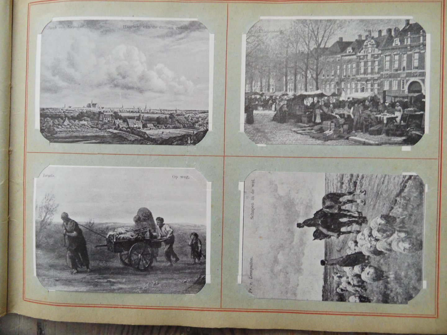 NN - Album "Mooi Nederland" 1907 - voor het verzamelen der plaatjes van den geillustreerden scheurkalender