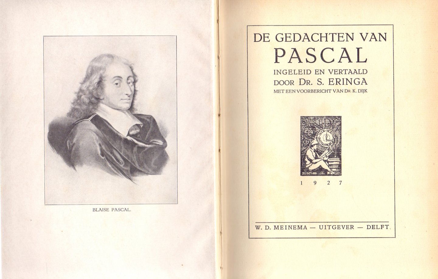 Eringa, dr.S. (ds1320) - De gedachten van Pascal