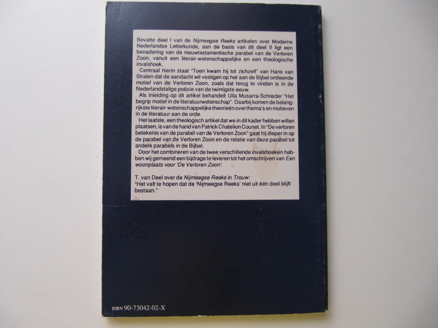 Ulla Musarra-Schrøder e.a. - Een woonplaats voor de verloren zoon