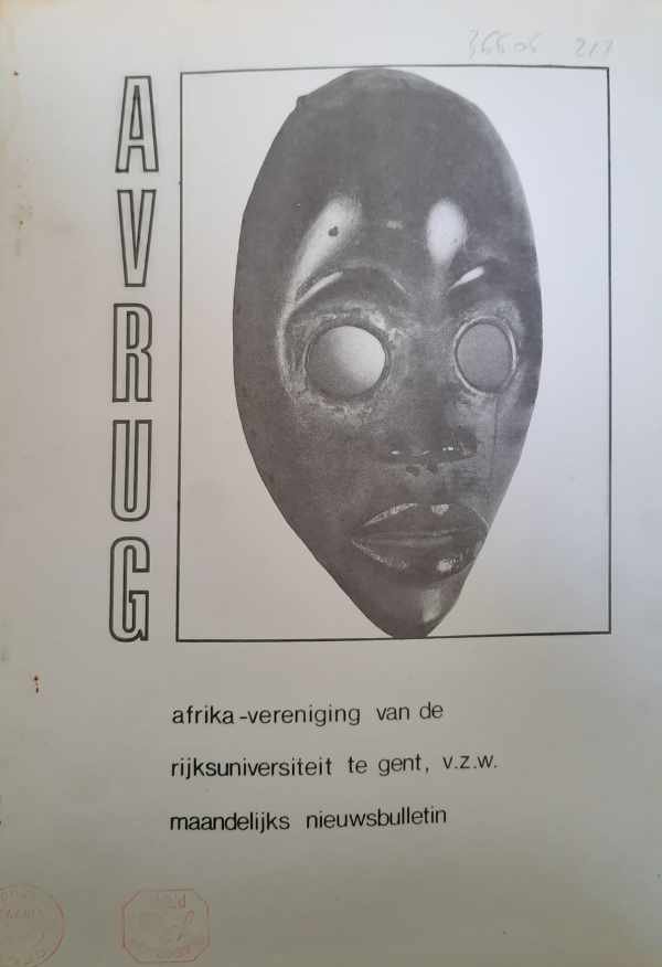 NN - AVRUG. maandelijks nieuwsbulletin van de Afrika-vereniging van de rijksuniversiteit te gent. Nummers 3 tot 12 1977.