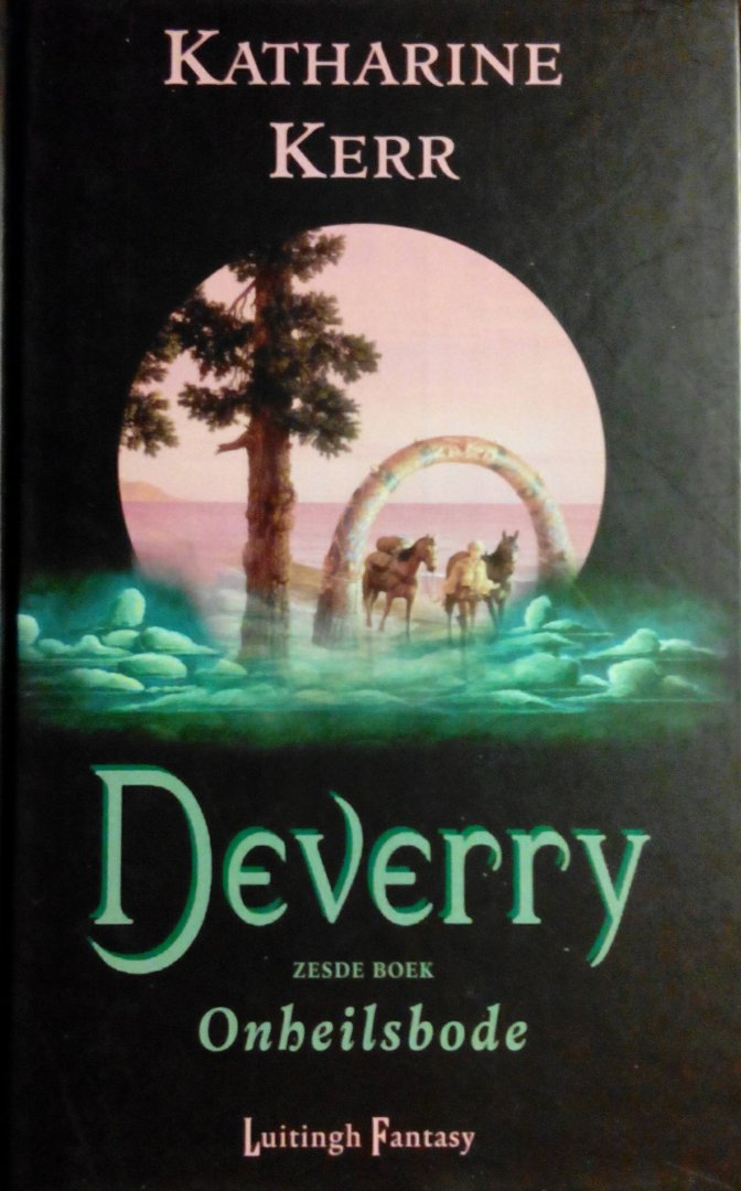 Kerr, Katharine . [ isbn 9789024527717 ] - Deverry . Zesde Boek . ( Onheilsbode . )  Dreigende gebeurtenissen zijn aan de orde van de dag. In Deverry reist een trotse jonge koning in vermomming af naar zijn troon, waarmee hij een oude profetie vervult. In het Westland dwaalt de verbannen -