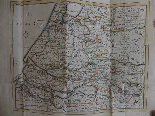 Bachiene, W.A.. - Kerkelyke Geographie der Vereenigde Nederlanden: In zich behelzende, eene Beschryving, van den staat der Synoden, Klassen en Gemeenten, Der Hervormde Kerke... etc. Vier delen.
