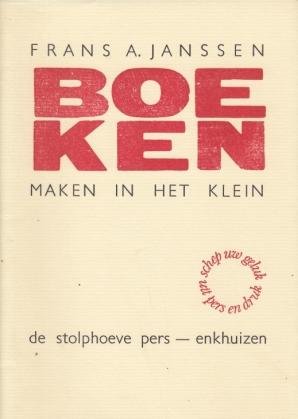 JANSSEN, Frans A. - Boeken maken in het klein.