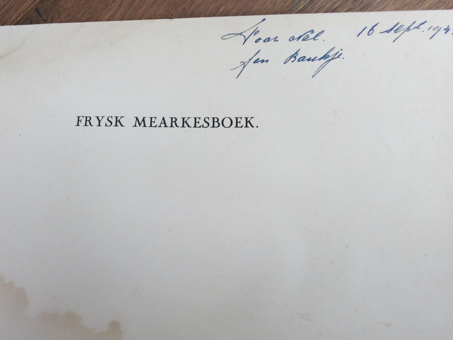 J.Ratsma & J.Dykstra - Frysk Mearkesboek