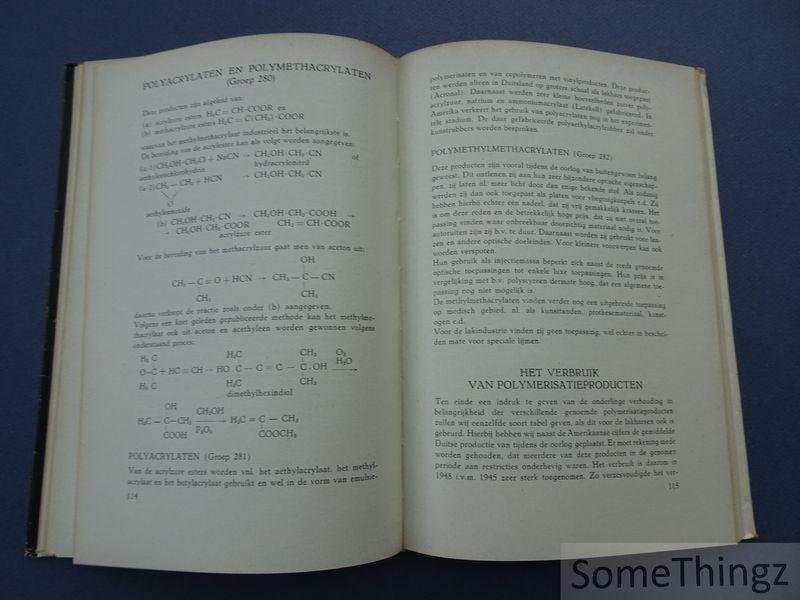 Kasteele, R.P. van de - Het kunststoffengebied. Chemie, grondstoffen en toepassingen