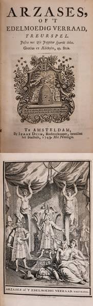 HUYDECOPER, BALTHASAR. - Arzases of, 't Edelmoedig Verraad. Treurspel.