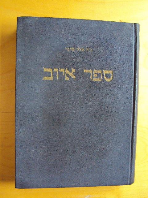 Tur-Sinai, N.H. - Sefer Iyov im Perush Hadash