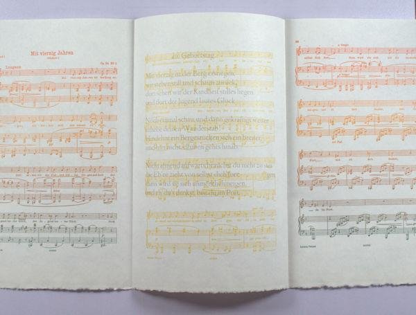 Brahms, Johannes. - Mit vierzig Jahre.