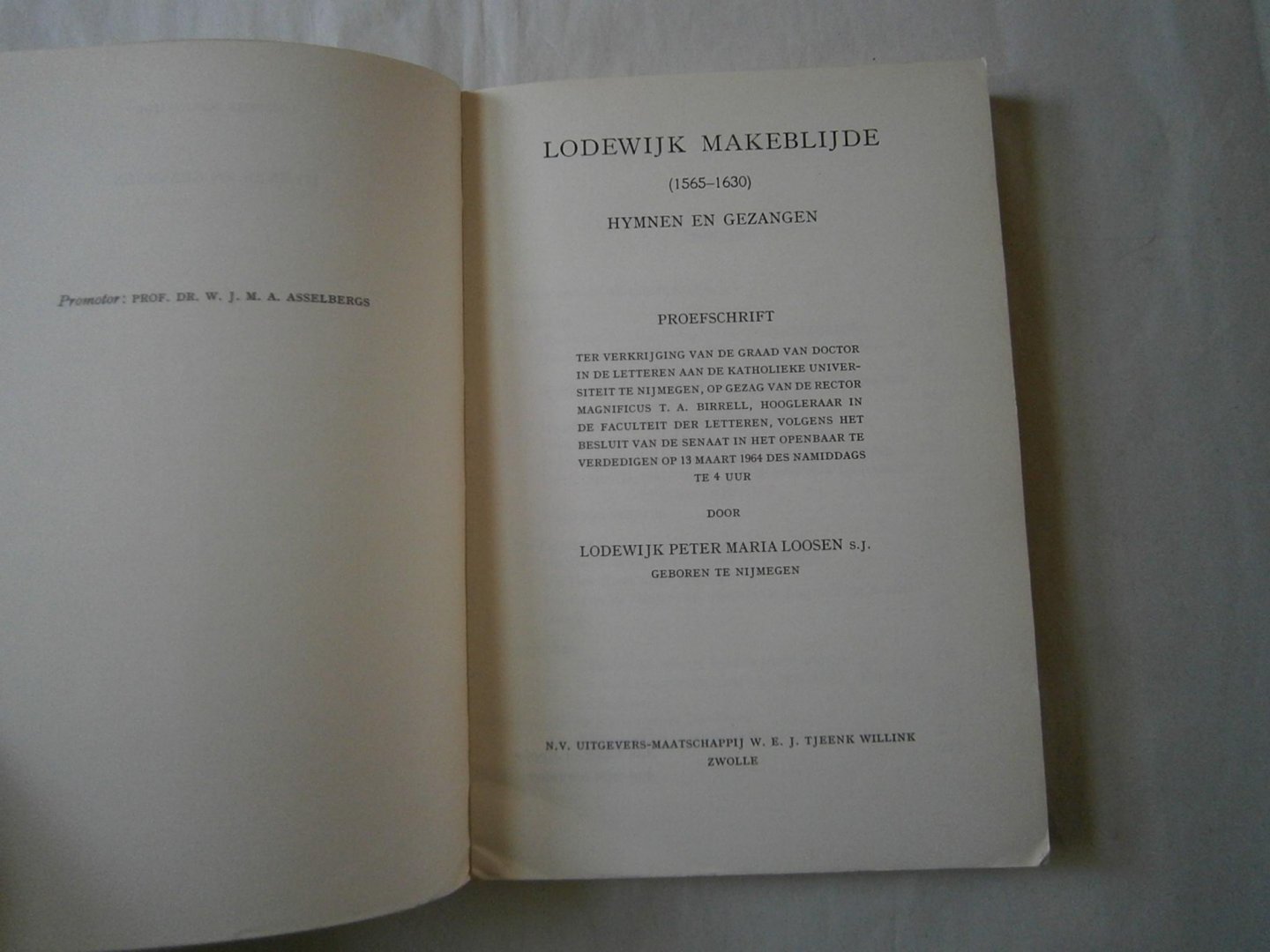 Loosen, L.P.M. - Lodewijk Makeblijde Hymnen en gezangen