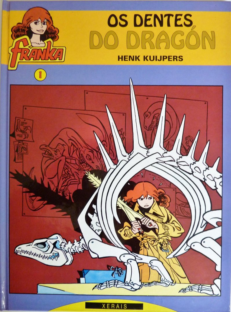 Kuijpers, Henk  -  stripalbum Galicisch - Franka  -  Os Dentes do Dragón  Stripalbum in het Galicisch uitgegeven  (De Tanden van de Draak)