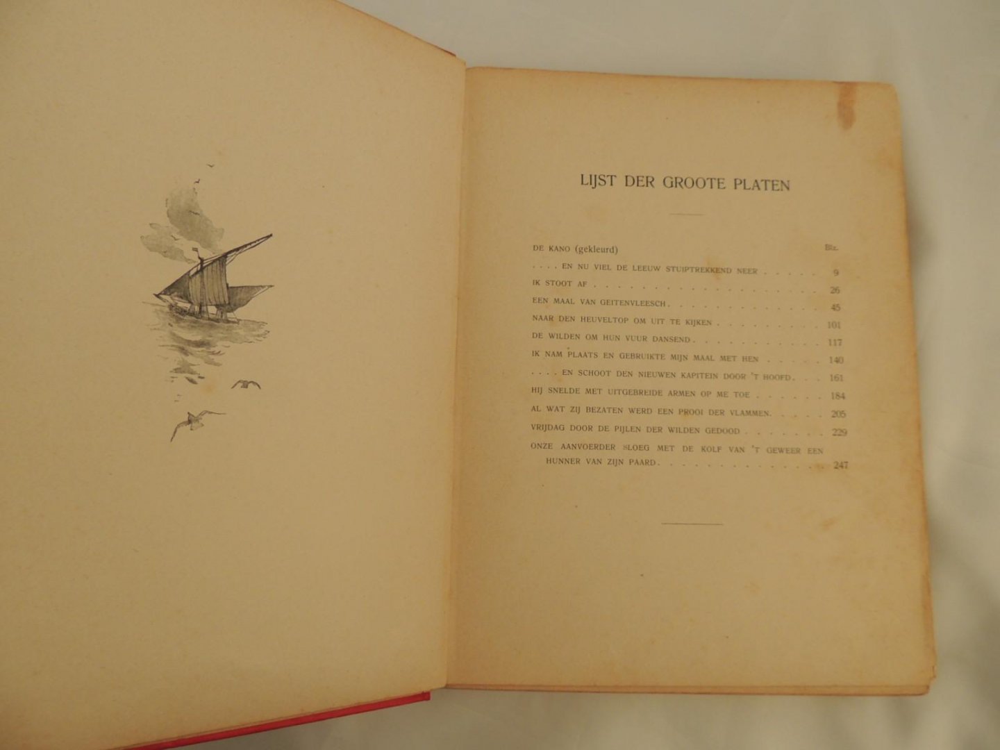 Defoe, Daniël- bewerkt K. Beversluis - Het leven en de lotgevallen van Robinson Crusoe. verhaald door hem zelf.  Geillustreerde prachtuitgave 12 platen waarvan een in kleur verder illustraties tussen de tekst