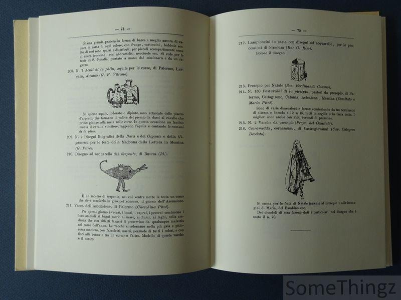 Giuseppe Pitré. - Catalogo illustrato della Mostra Etnografica Siciliana Esposizione nazionale 1891-92 Palermo.