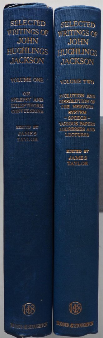 Taylor James, advice Holmes Gordon and Walshe F M R - Selected writings of John Hughlings Jackson Volume one two Deel 1 - 500 pp, deel 2 - 510 pp  On epilepsy and epileptiform convulsions