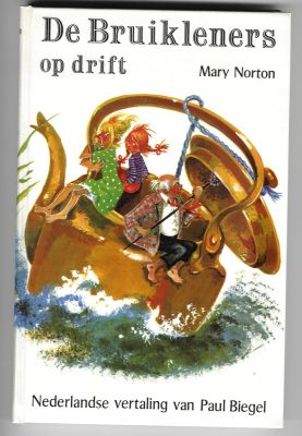 Norton, Mary met zw/w tekeningen van Diana Stanley - De Bruikleners op drift / Oorspronkelijke titel: The Borrowers Afloat / Ned. vertaling: Paul Biegel