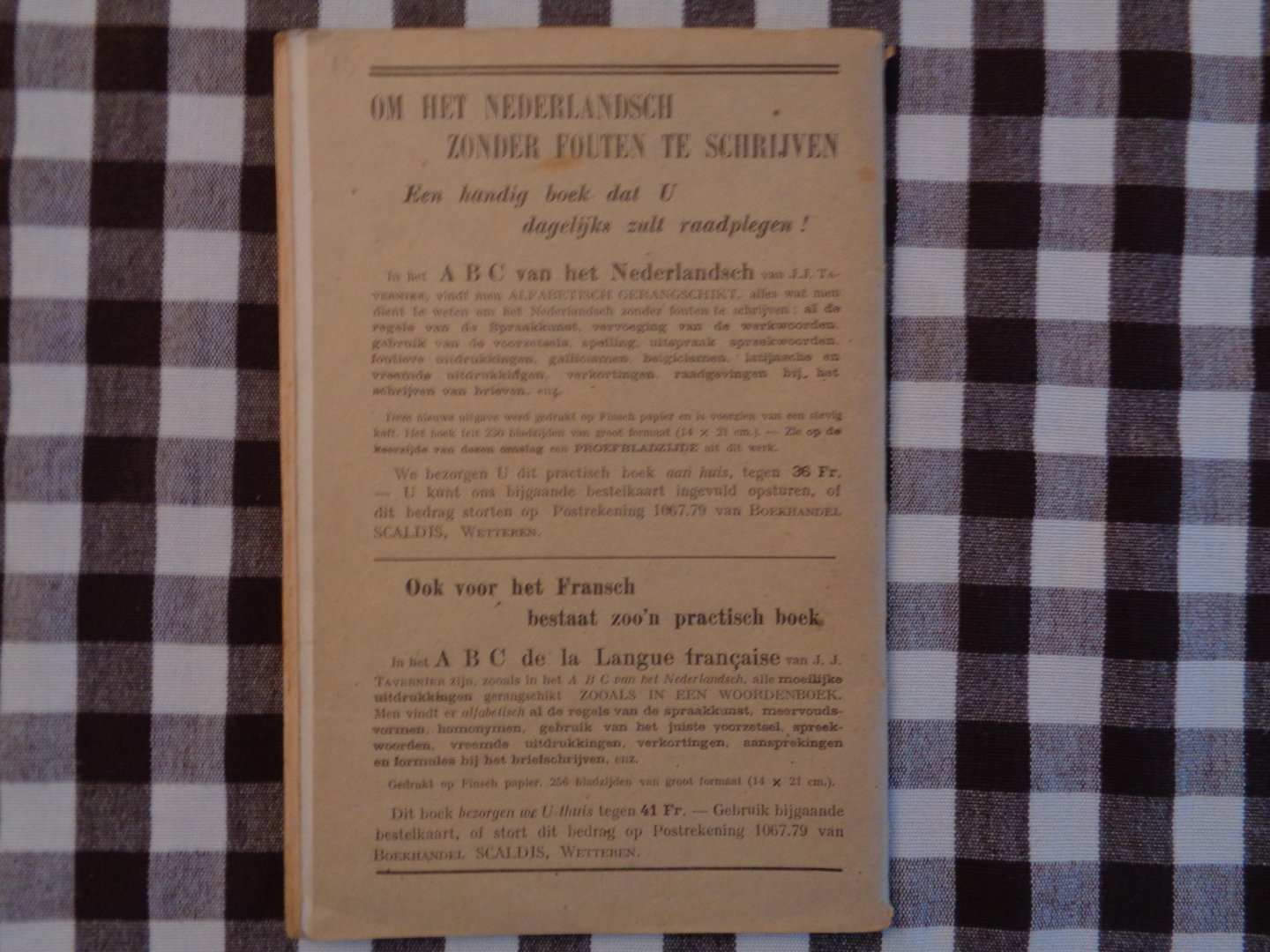 a geerebaert - voorbereidingsboekjes