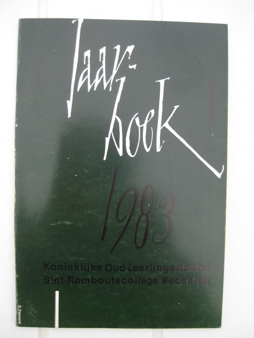  - Jaarboek  1983 Koninklijke Oud-leerlingenbond Sint-Romboutscollege Mechelen.