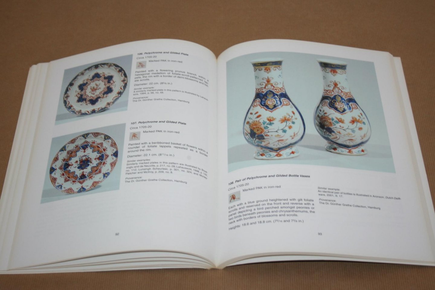 Dave & Robert Aronson - Dutch Delftware --  The Dr. Günther Grethe Collection and other recent aquisitions