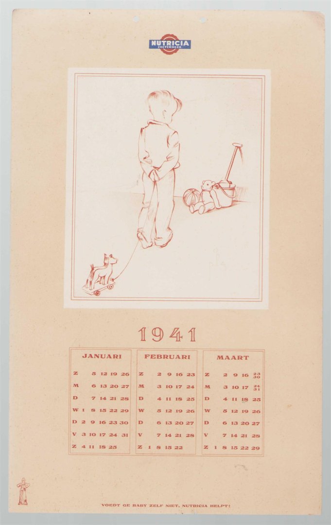 n.n - Kalender Nutricia 1941