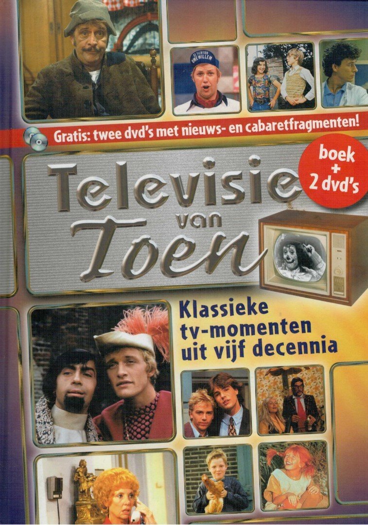 Studio Imago, Amersfoort / P+K Nan de VRIES - TELEVISIE van TOEN Klassieke TV-momenten uit 5 decennia  (incl. 2 DVD's)bijv.Pipo fabelskrant, Floris - Johhny & Rijk -Zeg eens AA - T-Ta Tovenaar - Klokhuis enz