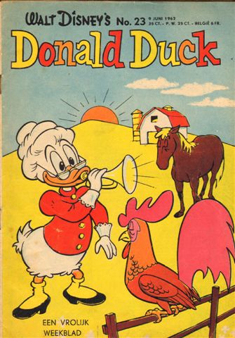Disney, Walt - Donald Duck, Een Vrolijk Weekblad, No. 23,  9 juni 1962