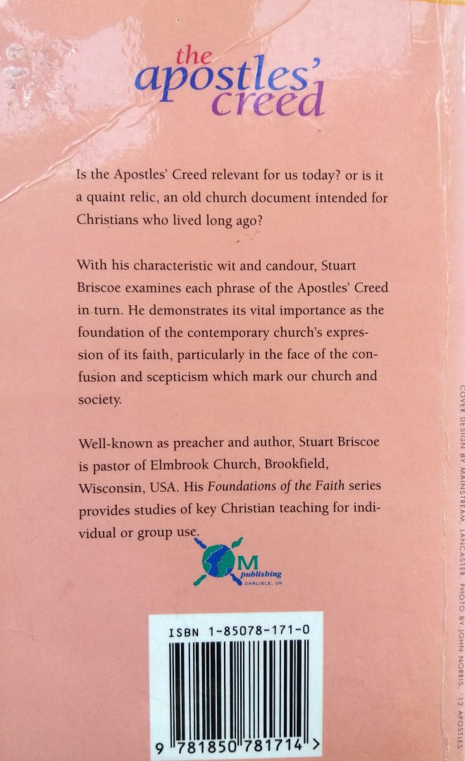 Briscoe, Stuart - The Apostles' Creed (Beliefs That Matter) (ENGELSTALIG)