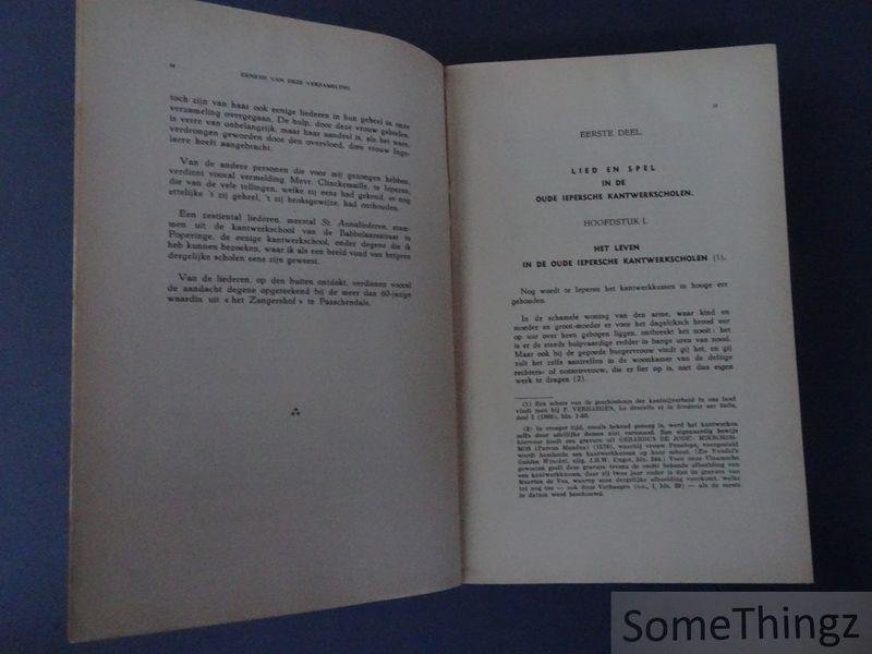 Albert Blyau en Marcellus Tasseel - Iepersch Oud-Liedboek. Teksten en melodieën uit den volksmond opgetekend.