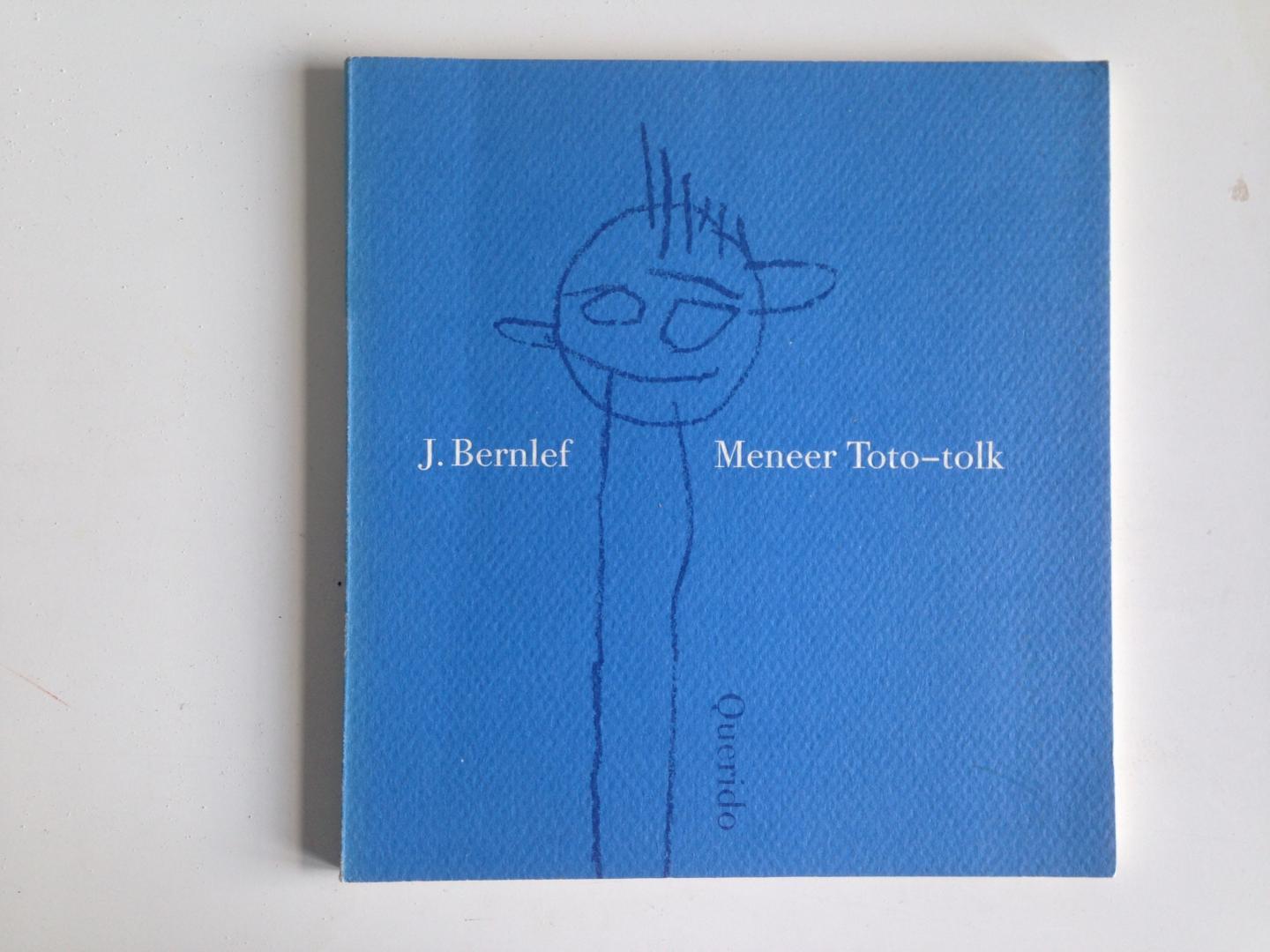 Bernlef, J. - Meneer Toto-tolk (gesigneerd)