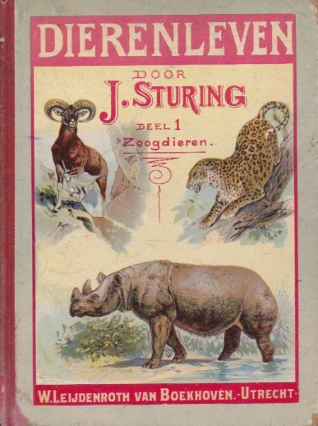 Sturing, J. (tekst) - De Zoogdieren der Aarde met 169 gekleurde afbeeldingen op 30 platen door Chr. A. Votteler