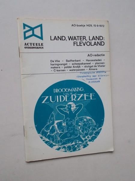 RED.- - Flevoland. Land water land. Ao boekje nr.1429.