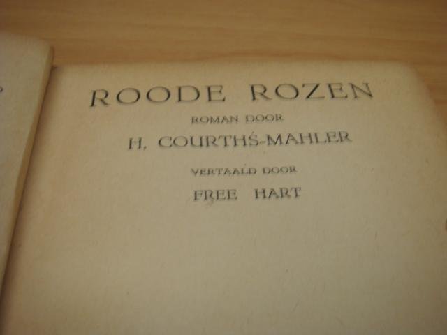 Courths Mahler, H - Roode Rozen