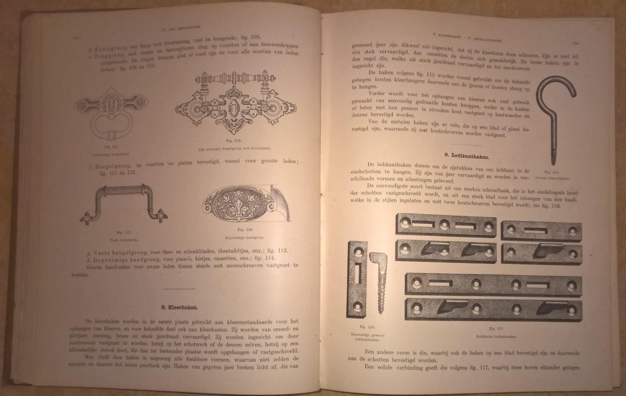 Krauth, Theodor & Franz Sales Meyer; Berghuis, F. Lz.. (Nederlandse bewerking) - Handboek voor den meubelmaker