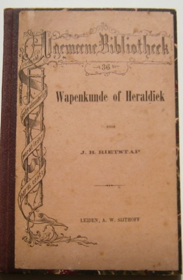 Rietstap, J.B. - Wapenkunde of Heraldiek.