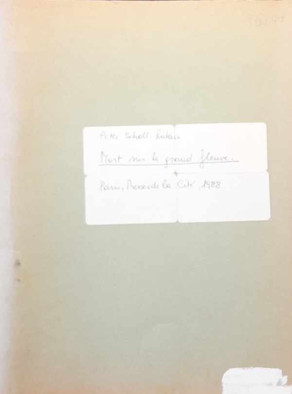 SCHOLL-LATOUR Peter - Mort sur le grand fleuve. Du Congo au Zaïre, chronique d'une indépendance.