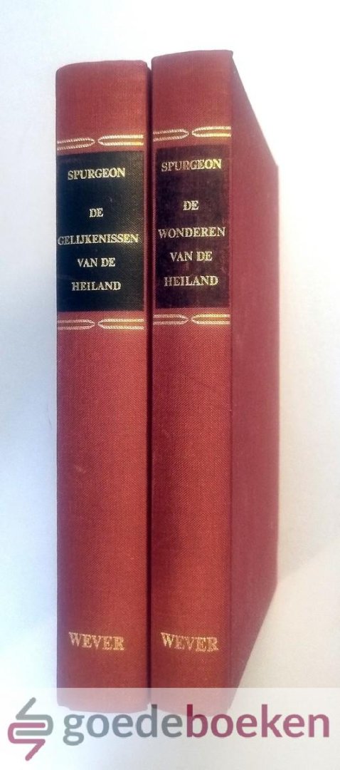 Spurgeon, C.H. - De wonderen van de Heiland + De gelijkenissen van de Heiland, 2 delen compleet --- Verklaard en toegepast in leerredenen