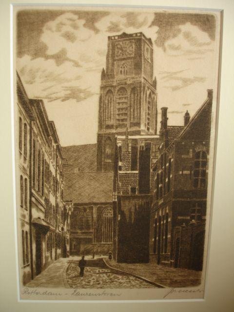 Rotterdam. - Rotterdam-Laurenstoren.