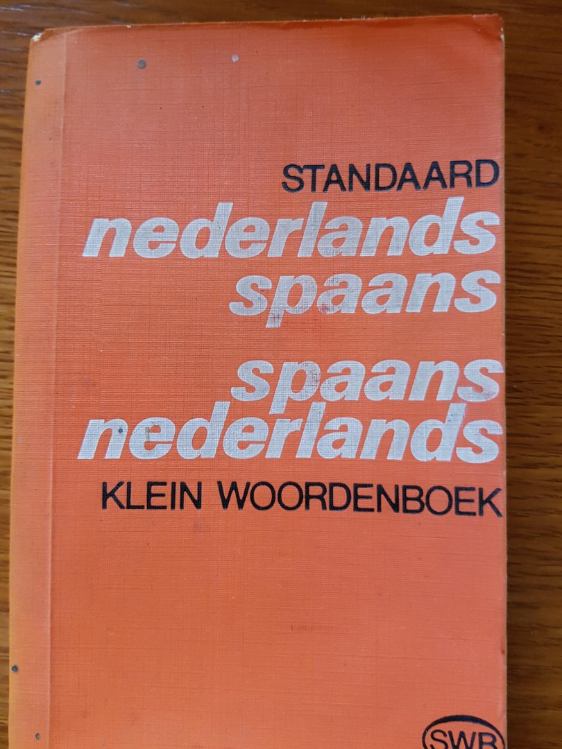 Ridder, Mateo de - Standaard klein woordenboek  Nederlands-Spaans / Spaans-Nederlands