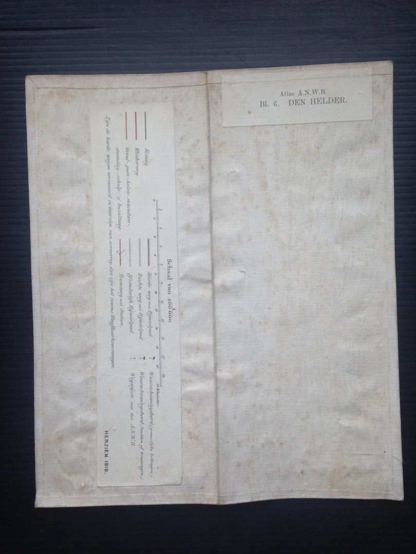  - Kaart Den Helder, Blad 6 [Wielrijders] Atlas A.N.W.B.