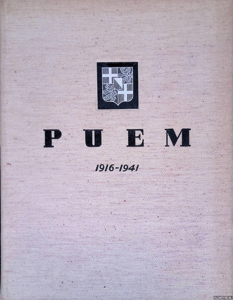 Brunings, Ir. W.L.C. (inleiding) - 25 jaren PUEM 1916-1941: Provinciale Utrechtsche Electriciteits-Maatschappij NV