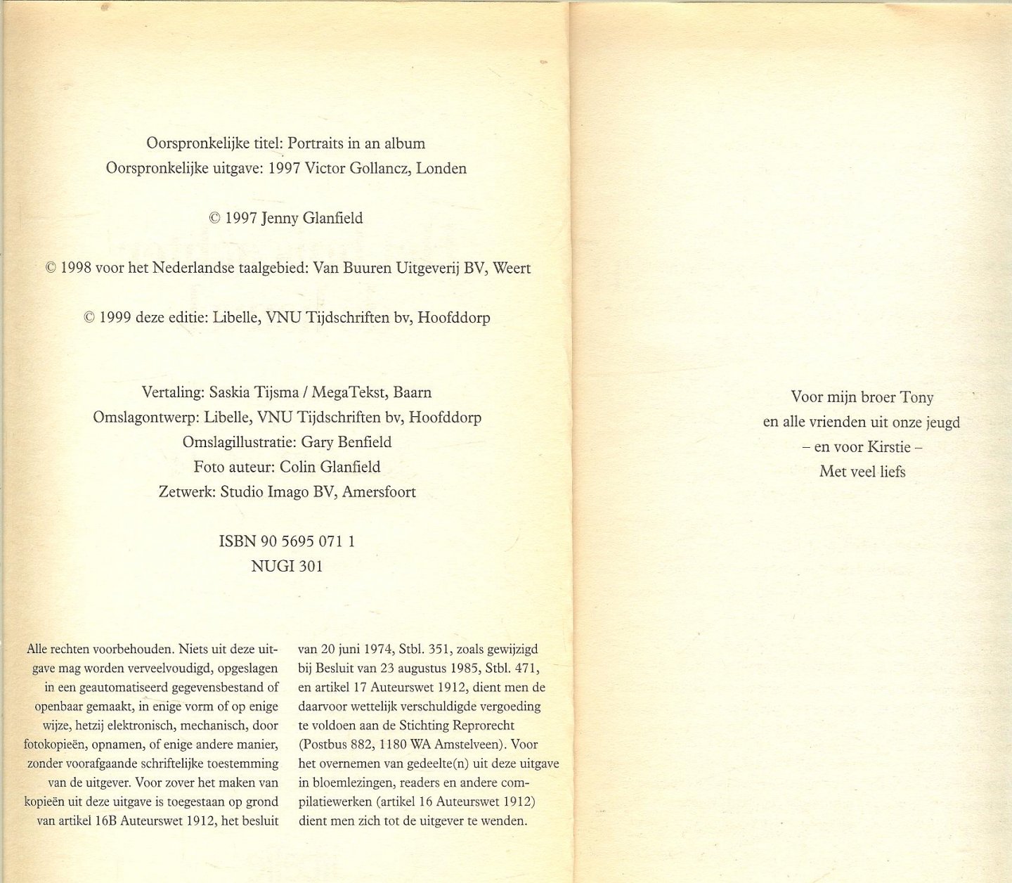 Glanfield, Jenny .. Omslagontwerp en illustaties van Gary Benfield - Het huis achter de heuvel