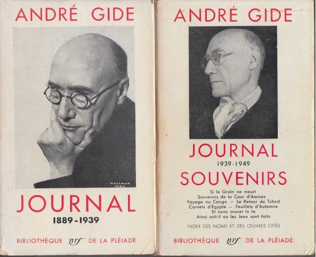 Gide, André - Journal 1889-1939 / Journal 1939-1949 & Souvenirs.