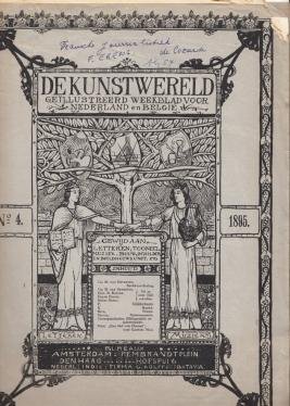 KUNSTWERELD, De - De kunstwereld. Weekblad voor Nederland en België gewijd aan Letteren, Tooneel, Muziek, Schilder-, Bouw- en Beeldhouwkunst. 2e jaargang, no. 4.