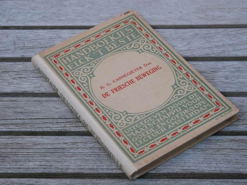 CANNEGIETER H.G. - de Friesche beweging