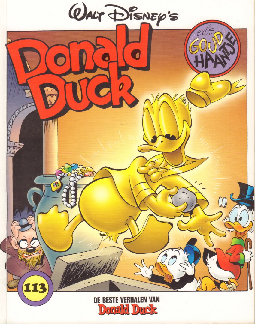 Walt Disney - Donald Duck nr. 113, Donald Duck als Goudhaantje softcover stripalbum, goede staat