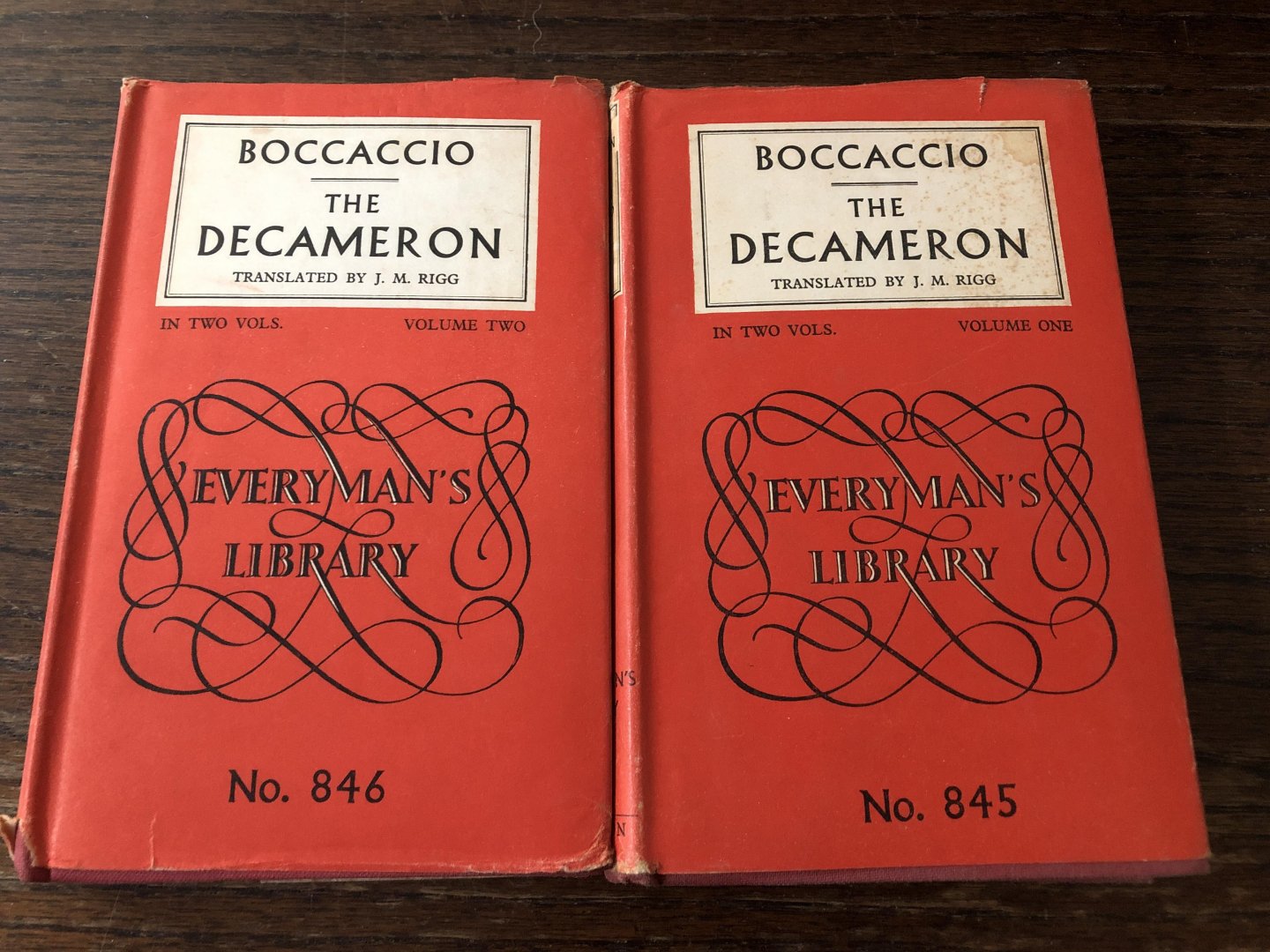 Boccaccio - The Decameron of Giovanni Boccaccio ( in Two Vols) Vol 2 - No 846 Everyman's Library