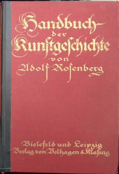 Rosenberg, Adolf - Handbuch der Kunstgeschichte