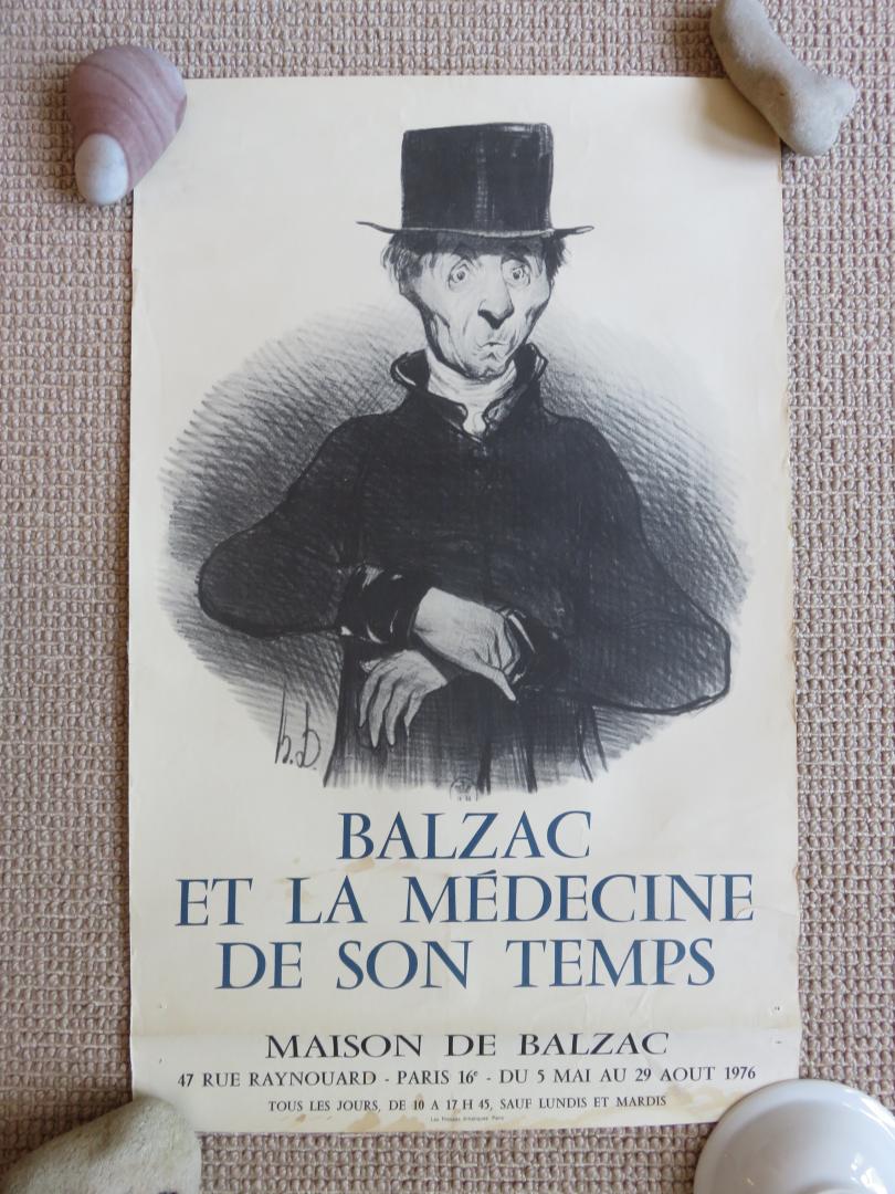 Honoré de Balzac - Affiche tentoonstelling 'Balzac et la médecine de son temps'