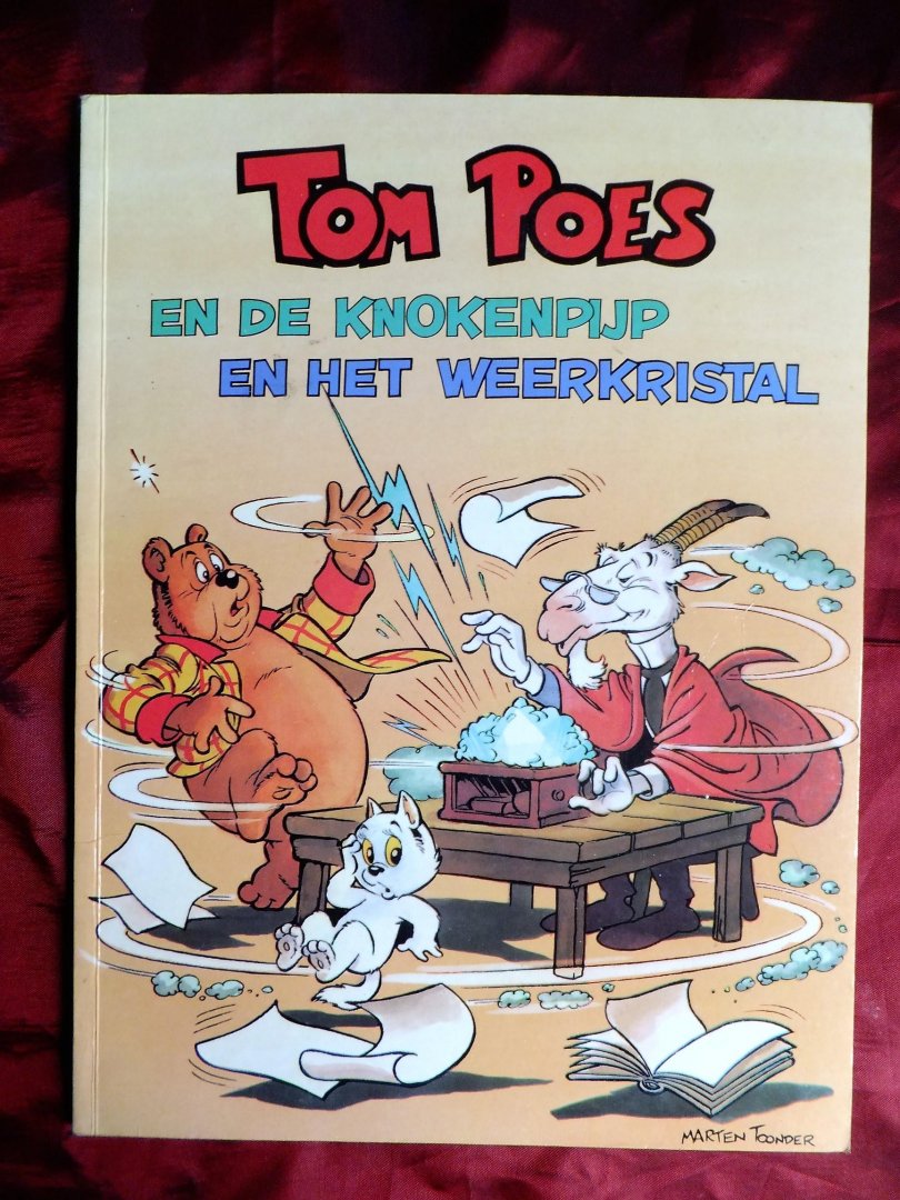 Toonder, Marten - TOM POES stripboeken / 1. Tom Poes en de schatscherven (R) / 2. de zwarte sluiper (G) 4. en de tegendeler (G) 7. Tom Poes en de jakker-jekker (R) /11. Tom Poes en de krakers /14.Tom Poes en de meesterhand,