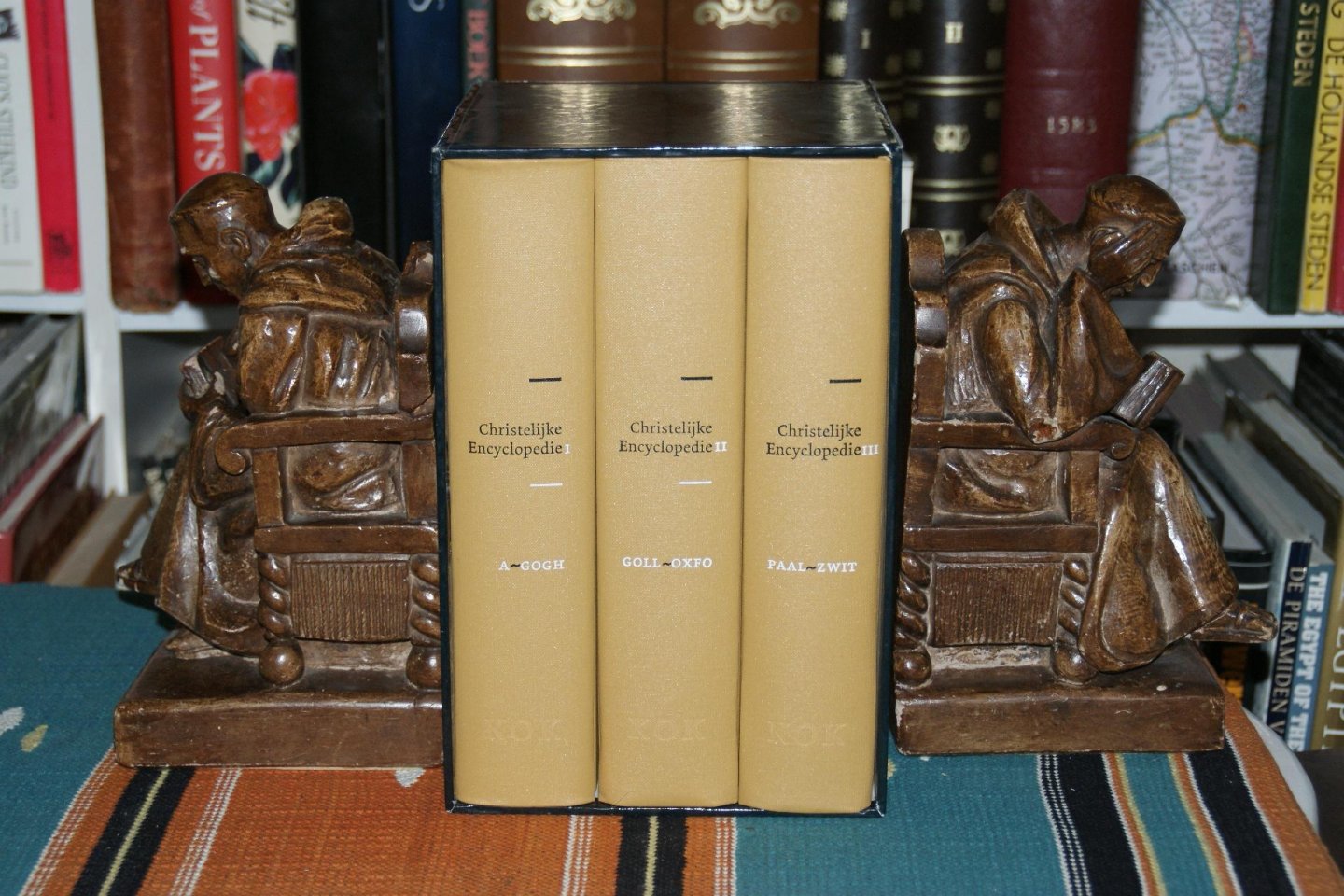 George Harinck ; e.a. - 3 boeken in cassette: Christelijke Encyclopedie