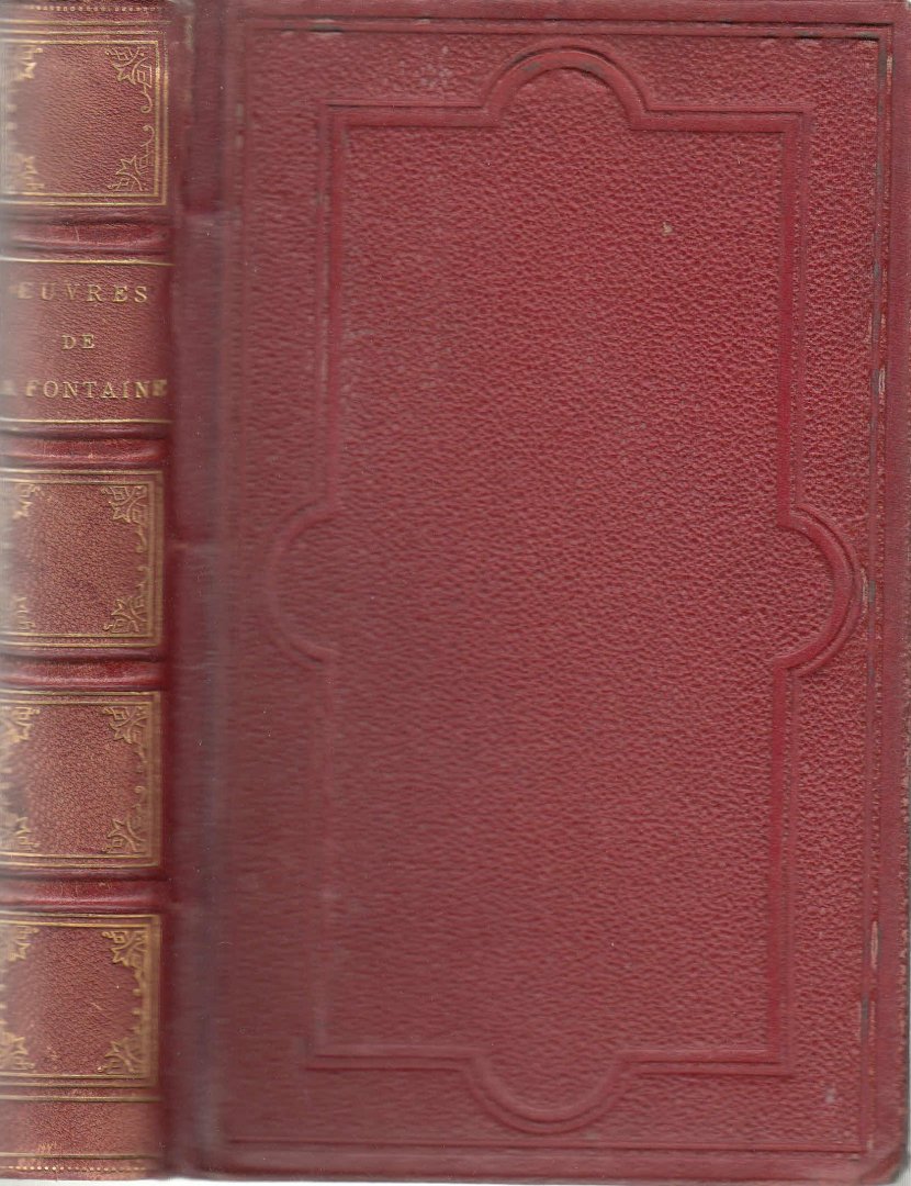 Fontaine, Jean de la - Oeuvres de J. de la Fontaine, Fables et comédies. Ornées de quatre gravures en couleur par M. E. Bayard.