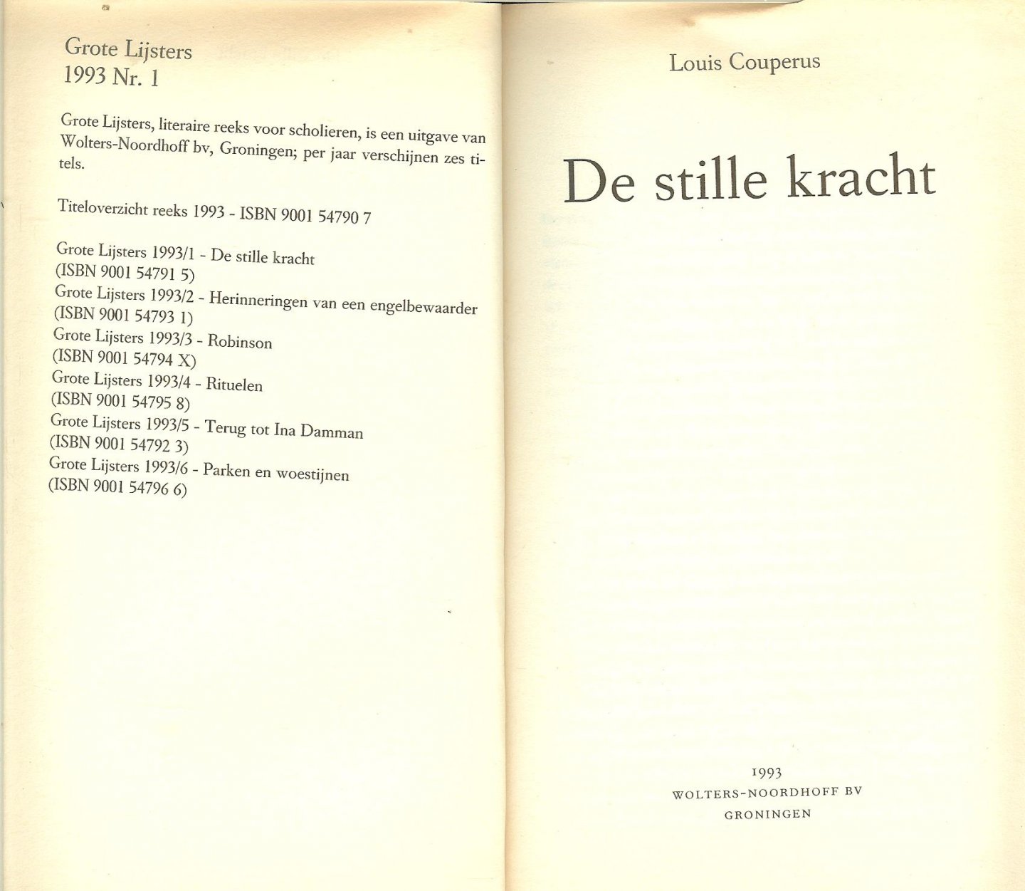 Couperus Louis ontwerp omslag Hans Bocking [UNA] Amsterdam...en Pauline Hoogweg - De stille kracht      ...   In geen enkele roman treft Couperus zo zeker, zo tastbaar de mystieke sfeer van het oude koloniale Indië.